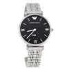 Emporio Armani Black Stainless Steel Classic AR1676 Men's Wristwatch 40 Mm For Men -Emporio Armani sale luxury men emporio armani used watches p330619 002