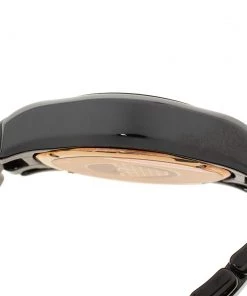 Emporio Armani Black Ceramic Rose Gold Tone Stainless Steel Ceramica AR1410 Men's Wristwatch 42 Mm For Men -Emporio Armani sale luxury men emporio armani used watches p339230 007