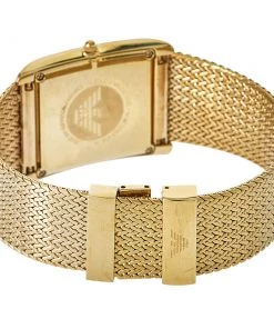 Emporio Armani Mother Of Pearl Gold Plated Stainless Steel AR2016 Men's Wristwatch 31 Mm For Men -Emporio Armani sale luxury men emporio armani used watches p393995 003