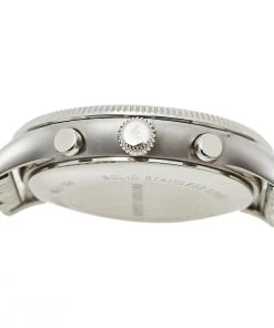 Emporio Armani Silver Stainless Steel Classic AR1796 Men's Wristwatch 43 Mm For Men -Emporio Armani sale luxury men emporio armani used watches p465063 006