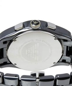 Emporio Armani Black Ceramic And Stainless Steel Ceramica AR1410 Men's Wristwatch 42 Mm For Men -Emporio Armani sale luxury men emporio armani used watches p468353 007