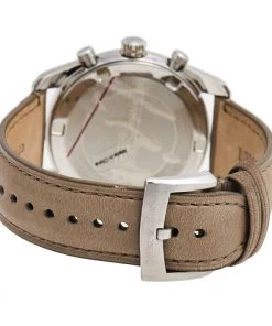 Emporio Armani Grey Stainless Steel Leather Sportivo AR6040 Men's Wristwatch 42 Mm For Men -Emporio Armani sale luxury men emporio armani used watches p496187 001