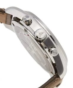 Emporio Armani Grey Stainless Steel Leather Sportivo AR6040 Men's Wristwatch 42 Mm For Men -Emporio Armani sale luxury men emporio armani used watches p496187 003