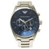 Emporio Armani Blue Stainless Steel AR5860 Men's Wristwatch 43MM For Men