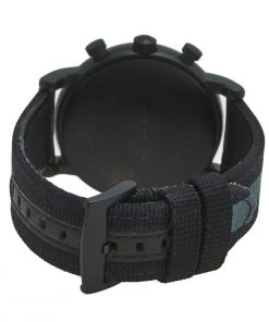 Emporio Armani Black PVD Coated Stainless Steel Canvas Luigi AR-1948 Men's Wristwatch 46 Mm For Men -Emporio Armani sale luxury men emporio armani used watches p564810 002