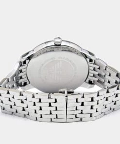 Emporio Armani Black Stainless Steel AR1614 Men's Wristwatch 41MM For Men -Emporio Armani sale luxury men emporio armani used watches p641074 001