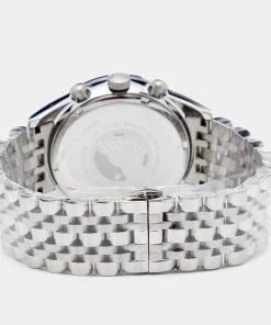 Emporio Armani Black Stainless Steel Sportivo AR-5988 Men's Wristwatch 46 Mm For Men -Emporio Armani sale luxury men emporio armani used watches p653235 002