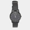 Emporio Armani Black PVD Coated Stainless Steel Leather Classic AR1732 Men's Wristwatch 41 Mm For Men -Emporio Armani sale luxury men emporio armani used watches p653412 005