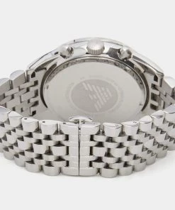 Emporio Armani Blue Stainless Steel Sportivo AR6072 Men's Wristwatch 46 Mm For Men -Emporio Armani sale luxury men emporio armani used watches p685688 005