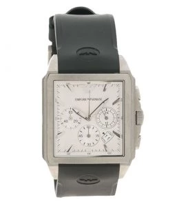 Emporio Armani Black Stainless Steel AR0657 Men's Wristwatch 39MM For Men