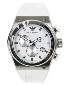 Emporio Armani White Stainless Steel AR6103 Men's Wristwatch 44MM For Uncategorized -Emporio Armani sale luxury uncategorized emporio armani new watches p15592 003