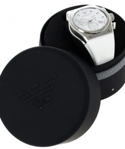 Emporio Armani White Stainless Steel AR6103 Men's Wristwatch 44MM For Uncategorized -Emporio Armani sale luxury uncategorized emporio armani new watches p15592 006
