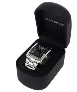 Emporio Armani Black Stainless Steel AR1642 Men's Wristwatch 36MM For Uncategorized -Emporio Armani sale luxury uncategorized emporio armani new watches p15595 006