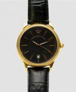 Emporio Armani Rose Gold Plated Pilot Mens Wristwatch 48 MM For Uncategorized -Emporio Armani sale luxury uncategorized emporio armani used watches p33158 006