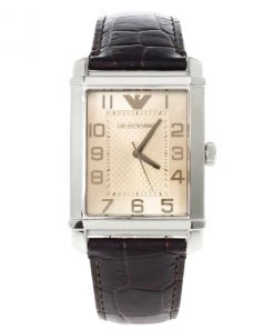 Emporio Armani Bronze Stainless Steel AR0489 Unisex Wristwatch 33MM For Women -Emporio Armani sale luxury unisex emporio armani new watches p8421 003