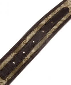 Emporio Armani Monogram Canvas Belt Size 38 For Women 11 Emporio Armani Monogram Canvas Belt Size 38 For Women -Emporio Armani sale luxury women emporio armani new accessories p18307 004