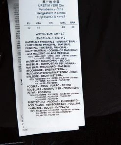 Emporio Armani Black Fur Collar For Women -Emporio Armani sale luxury women emporio armani new accessories p337136 006