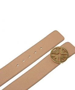 Emporio Armani Brown And Beige Leather Reversible Belt Size 42 For Women -Emporio Armani sale luxury women emporio armani new accessories p59076 004