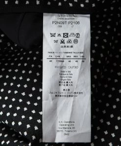 Emporio Armani Monochrome Woven Maxi Pencil Skirt L For Women -Emporio Armani sale luxury women emporio armani new clothes p101357 006