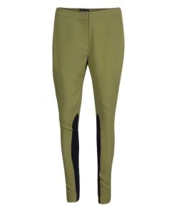 Emporio Armani Green Paneled Trousers M For Women