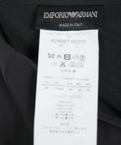 Emporio Armani Black Gonna Maxi Skirt L For Women -Emporio Armani sale luxury women emporio armani new clothes p133830 0005