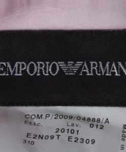 Emporio Armani Metallic Pink Short Flared Skirt M For Women -Emporio Armani sale luxury women emporio armani new clothes p227260 005