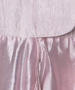 Emporio Armani Metallic Pink Short Flared Skirt M For Women -Emporio Armani sale luxury women emporio armani new clothes p227260 007