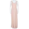 Emporio Armani Pink Crepe Sleeveless Maxi Dress M For Women -Emporio Armani sale luxury women emporio armani new clothes p251652 007