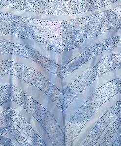 Emporio Armani Elite Blue Crystal Embellished Trousers S For Women -Emporio Armani sale luxury women emporio armani new clothes p257954 003