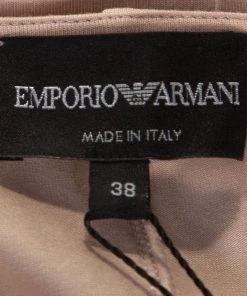Emporio Armani Two Tone Stretch Jersey Sleeveless Top S For Women -Emporio Armani sale luxury women emporio armani new clothes p309763 004