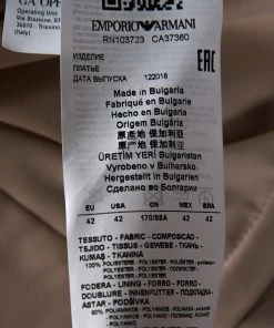 Emporio Armani Navy Blue Guipure Lace Overlay Sheath Dress M For Women -Emporio Armani sale luxury women emporio armani new clothes p324909 004