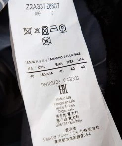 Emporio Armani Black Printed Satin & Lace Overlay Maxi Dress S For Women -Emporio Armani sale luxury women emporio armani new clothes p334140 004