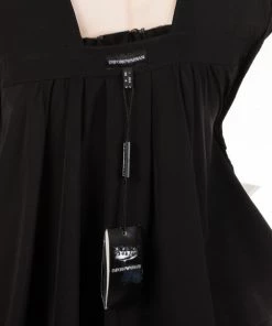 Emporio Armani Black Embellished Top S For Women -Emporio Armani sale luxury women emporio armani new clothes p33649 008