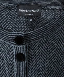 Emporio Armani Grey Cardigan M For Women -Emporio Armani sale luxury women emporio armani new clothes p42657 008