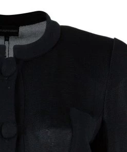 Emporio Armani Black Cardigan M For Women -Emporio Armani sale luxury women emporio armani new clothes p42661 004