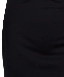 Emporio Armani Black One Shoulder Button Detail Dress M For Women -Emporio Armani sale luxury women emporio armani new clothes p49875 0006