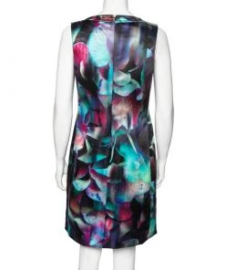 Emporio Armani Multicolor Digital Floral Print Sleeveless Dress M For Women -Emporio Armani sale luxury women emporio armani new clothes p603293 1646717802 008