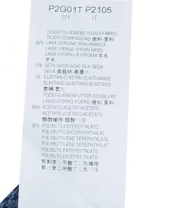 Emporio Armani Blue Houndstooth Blazer M For Women -Emporio Armani sale luxury women emporio armani new clothes p61091 013