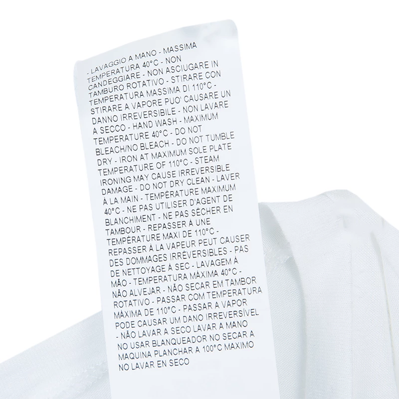 Emporio Armani White Studded Logo T-Shirt L For Women 14 Emporio Armani White Studded Logo T-Shirt L For Women - Image 12