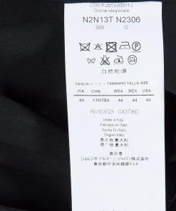 Emporio Armani Black Silk Maxi Skirt M For Women -Emporio Armani sale luxury women emporio armani new clothes p61229 011