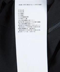 Emporio Armani Black Silk Maxi Skirt M For Women -Emporio Armani sale luxury women emporio armani new clothes p61229 013