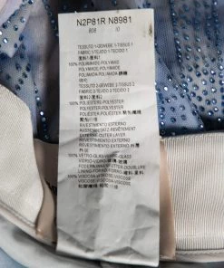 Emporio Armani Lavender Mesh Beaded Embellished Trouser M For Women -Emporio Armani sale luxury women emporio armani new clothes p614234 004