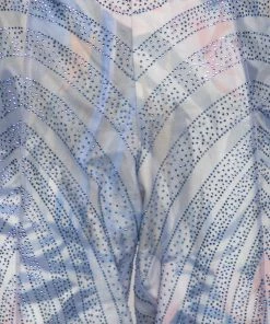 Emporio Armani Lavender Mesh Beaded Embellished Trouser M For Women -Emporio Armani sale luxury women emporio armani new clothes p614234 007