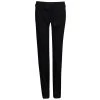 Emporio Armani Black Stretch Wool Trousers S For Women