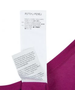 Emporio Armani Pink Studded Logo T-Shirt M For Women -Emporio Armani sale luxury women emporio armani new clothes p79600 011