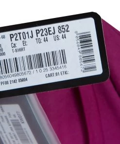 Emporio Armani Pink Studded Logo T-Shirt M For Women -Emporio Armani sale luxury women emporio armani new clothes p79600 014