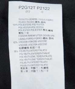 Emporio Armani Burgundy Textured Jacquard Blazer S For Women -Emporio Armani sale luxury women emporio armani new clothes p82707 007 scaled