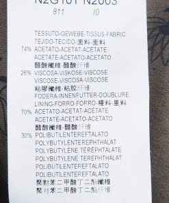 Emporio Armani Blue Loop Detail Cady Blazer L For Women -Emporio Armani sale luxury women emporio armani new clothes p82718 007