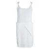 Emporio Armani White Draped Pocket Detail Sleeveless Dress M For Women -Emporio Armani sale luxury women emporio armani new clothes p83969 001