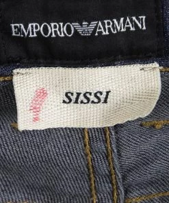 Emporio Armani Indigo Faded Effect Denim Jeans L For Women -Emporio Armani sale luxury women emporio armani new clothes p87567 005